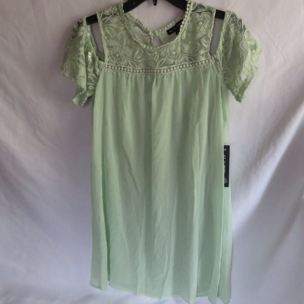 As U Wish Green Short Dress